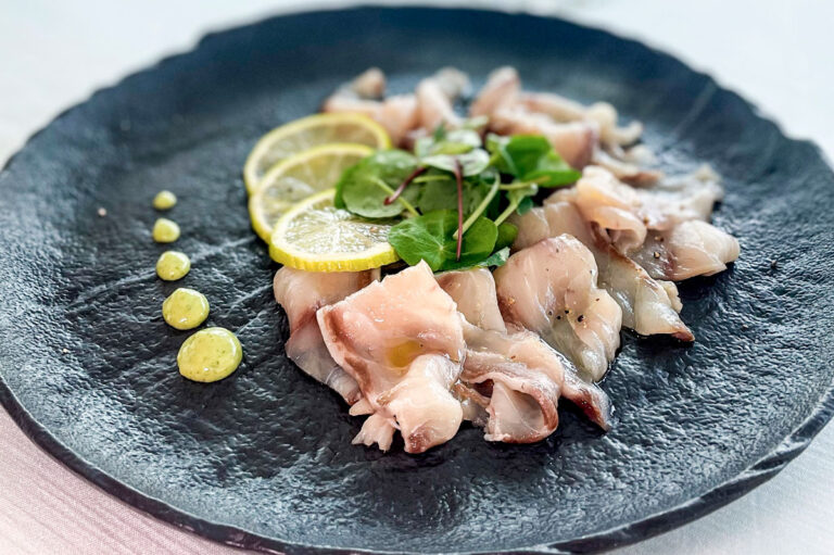 Carpaccio di pesce spada - Antipasto di pesce del nostro ristorante a Polignano