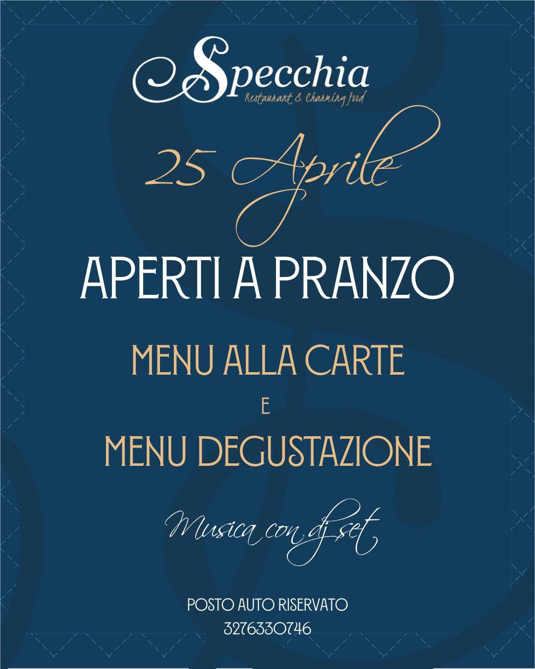 Pranzo del 25 Aprile a Polignano a Mare